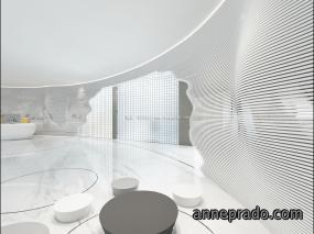 办公室隔断墙装潢效果图片