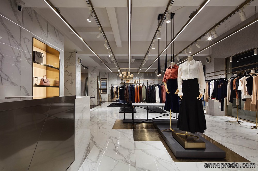 服装店空间设计实景图,服装店空间设计实景