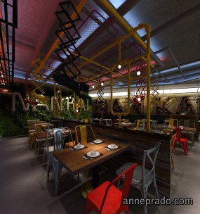 茶餐厅装修设计案例图,茶餐厅装修设计实景图