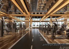健身俱乐部装修设计实景图,健身俱乐部装修设计图片