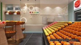 水果店装饰设计图片,水果店装饰设计效果图