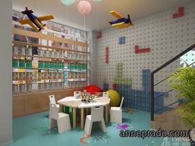 母婴店装修设计布局图,母婴店装修设计效果图