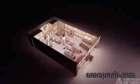 零食店空间设计实景图,零食店空间设计图片