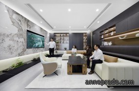 无吊顶办公区装修图
