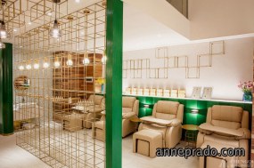 美甲店空间设计效果图,美甲店装饰图片
