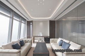 当下流行的办公室吊顶装修图片