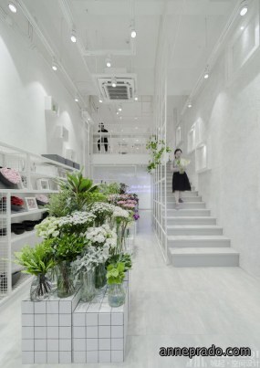 花店店铺空间装饰实景图,花店店铺空间装饰图片