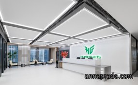 蜂巢型办公空间设计装修图