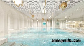 游泳馆设计效果图,游泳馆装修布局图