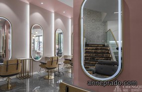 理发店装饰案例图,理发店装饰图片