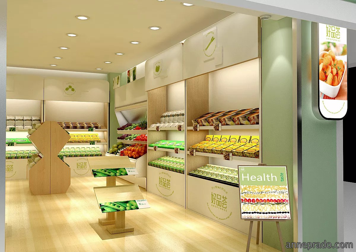 生鲜蔬果店装修设计图片,生鲜蔬果店设计图片