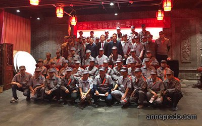 2019年标准化工地培训合照留念！