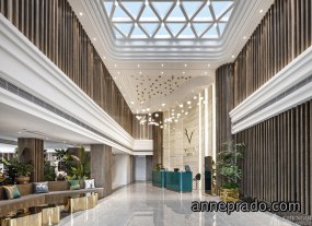 酒店装修效果图,酒店设计实景图